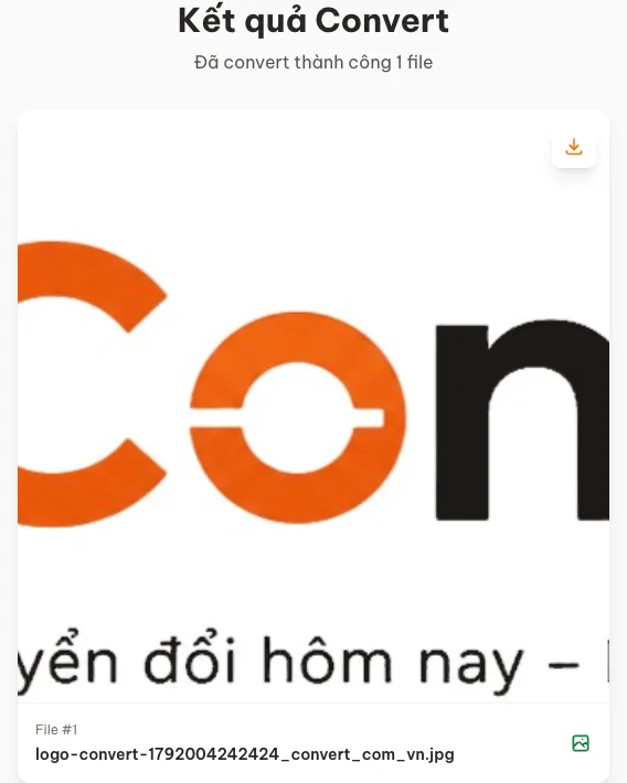 Kết quả chuyển logo PNG nền trong suốt sang JPG nền trắng
